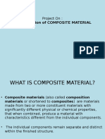 Fabrication of COMPOSITE MATERIAL: Project On