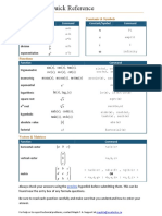 Basic Operations Constants & Symbols: A B Ab Ab