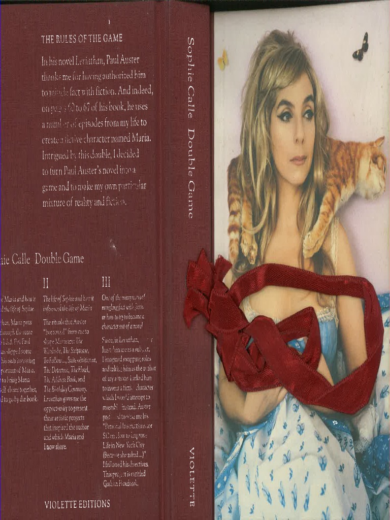 Sophie Calle - Double Game PDF | PDF