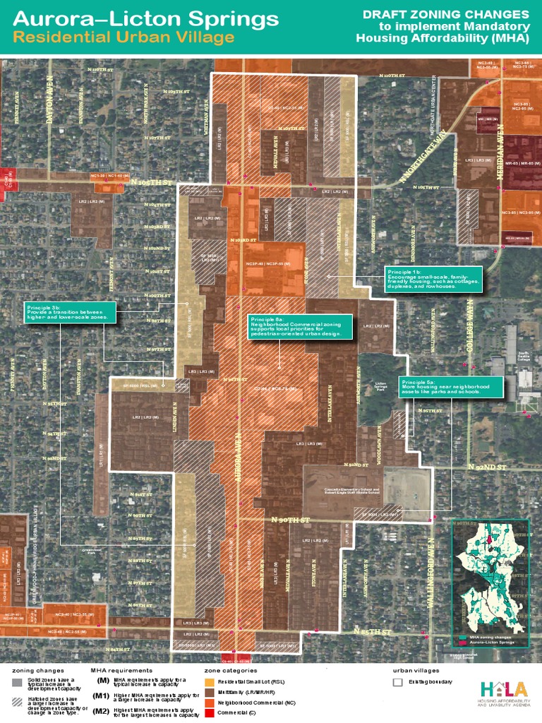 Seattle OPCD - Draft MHA Rezone Maps (11x17) | PDF | Science & Mathematics