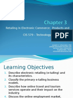 Retailing in Electronic Commerce: Products and Services CIS 579 - Technology of E-Business