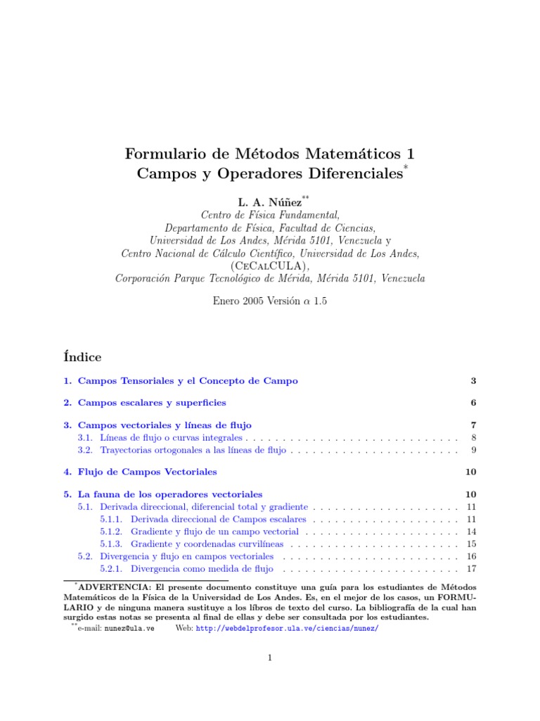 Propiedades Nabla | PDF
