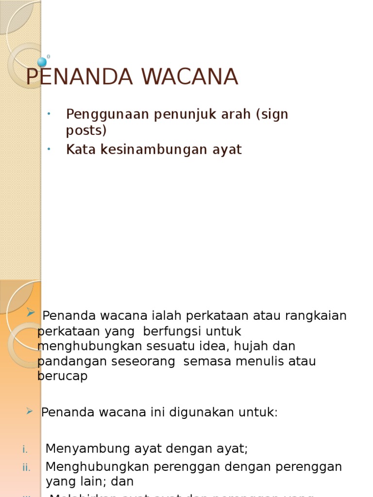 Panduan Lengkap Penanda Wacana | PDF