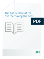The Future Role of The CIO Becoming The Boss': WHITE PAPER - October 2011