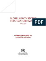 Global Health Sector Strategy For Hiv/Aids