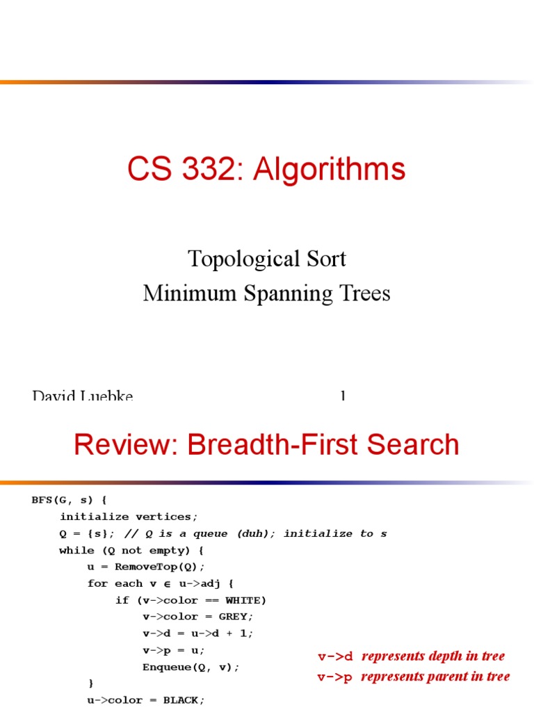Lecture 25 | PDF | Graph Theory | Discrete Mathematics