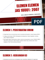Elemen elemen OHSAS 18001 