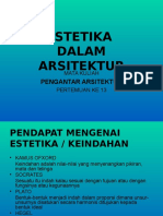 13 (1) .Estetika Dalam Arsitektur