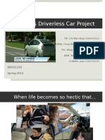 Google's Driverless Car Project: ENGG1150 Spring 2013