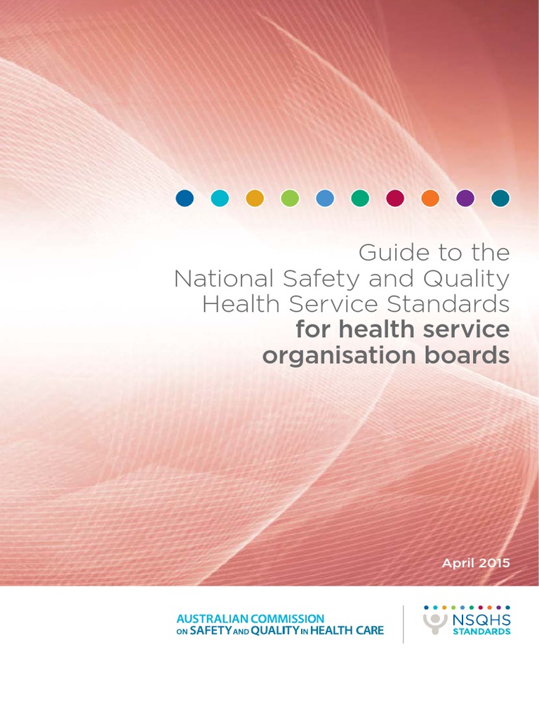 Guide To The National Safety and Quality Health Service Standards For ...
