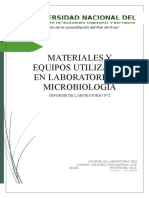 Informe 02 - Materiales y Equipos Utilizados en Microbiología