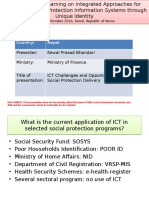 ICT Challenges and Opportunities for Social Protection Delivery