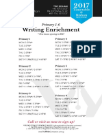 The Write Connection 2017 Classes