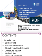 Simulation of Extraction Process For Separation of Rare Earth Element: Praseodymium (PR)