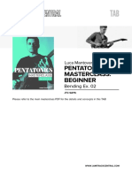 Pentatonics Masterclass: Beginner: Bending Ex. 02
