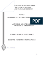 Reporte de Problemas Ambientales