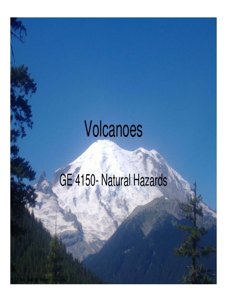Volcanoes: GE 4150-Natural Hazards | PDF | Types Of Volcanic Eruptions ...