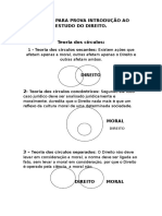 Resumo para Prova Introdução Ao Estudo Do Direito