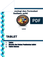 2 BAB I, II, III Formulasi Sediaan Solid Tablet