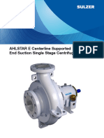 AHLSTAR E Centerline Supported End Suction Single Stage Centrifugal Pumps