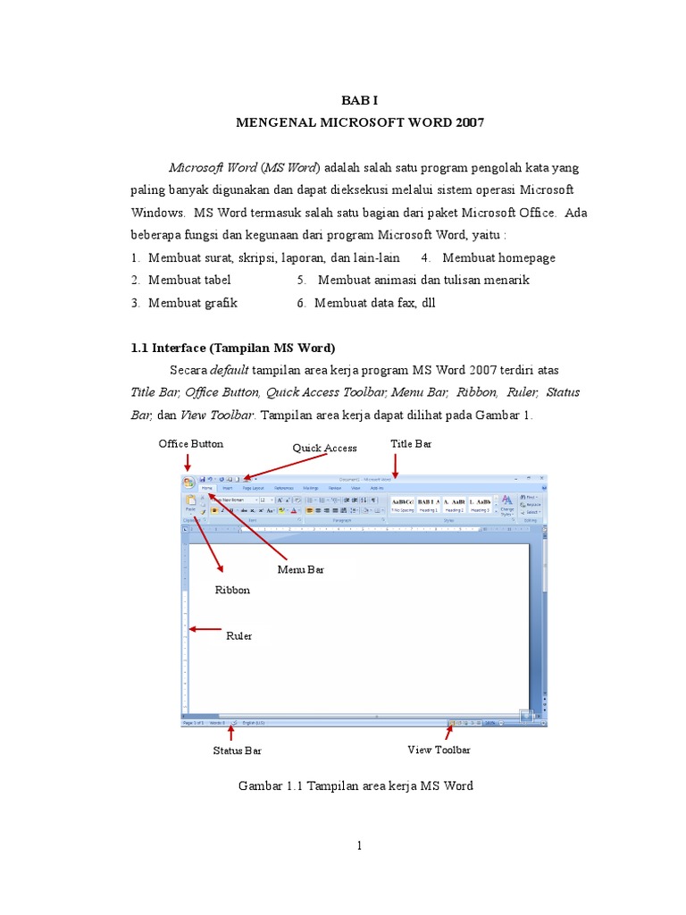 Modul Microsoft Word