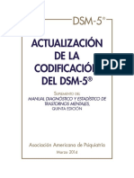 DSM 5 Actualización de La Codificación-Español Final