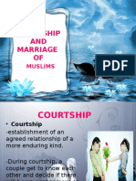 Courtship AND Marriage OF: Muslims