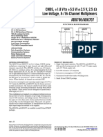 CMOS, +1.8 V To +5.5 V/ Low-Voltage, 8-/16-Channel Multiplexers