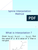 Spline Interpolation Method