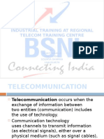 Industrial Training at Regional Telecom Training Centre: by Mohit Shukla 1041310565 Soumya Sharma 1041310579