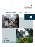 Indonesia Eco Cities Program: Peter D. Ellis Senior Economist