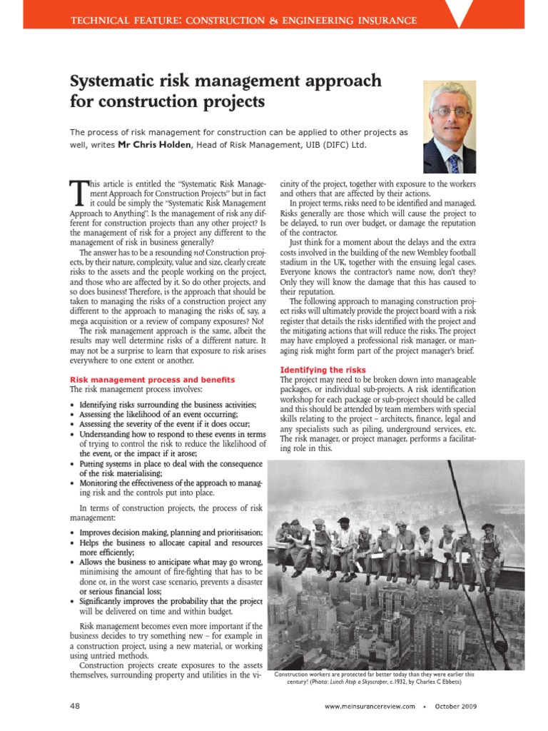 Risk Management in Construction Projects | PDF | Risk Management | Risk
