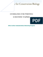 Guidelines ScientificWriting