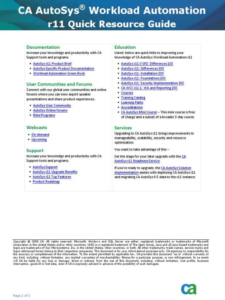 Ca autosys guide