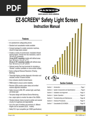 Manual Banner Electrical Connector Light Emitting Diode