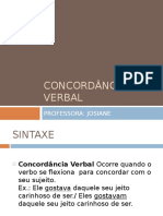 Concordância Verbal