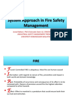 System Approach in Fire Safety Management - Prof. Dr. Ismail Bahari PDF