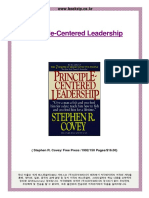 Principle Centered Leadrship Stephen Covey PDF