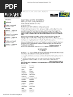 Nova Ortografia Da Língua Portuguesa _ Michaelis - UOL