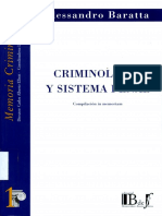 Baratta - Criminologia y Sistema Penal