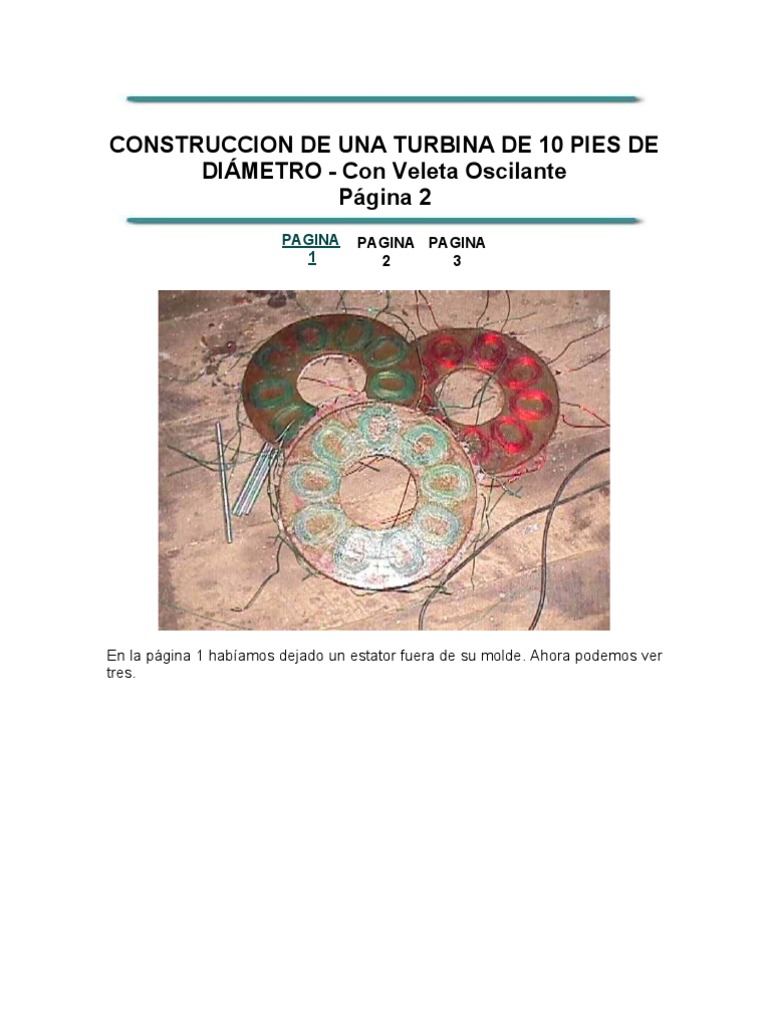 Como Hacer Un Aerogenerador Y2 | PDF | Hogar, jardinería y bricolaje