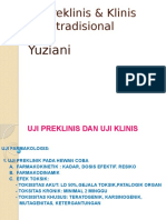 Uji Preklinis & Klinis Obat Tradisional