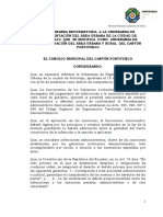 Ordenanza Reformatoria A La Ordenanza de Reglamentación Del Área Urbana de La Ciudad de Portoviejo, Que Se Modifica Como Ordenanza de Reglamentación Del Área Urbana y Rural Del Cantón Portoviejo