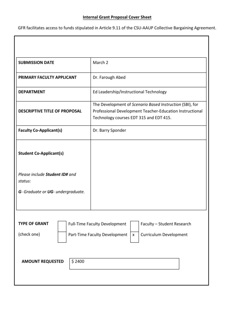 Scenario-Based Instruction Proposal for Teachers | PDF | Educational ...