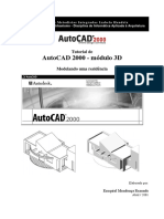 Autocad 2000 3d Modelando Uma Casa