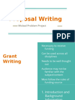 Proposal Writing