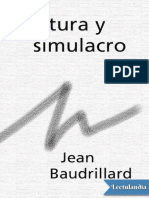 Cultura y Simulacro - Jean Baudrillard