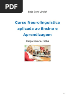 Curso Neurolingu Stica Aplicada Ao Ensino e Aprendizagem