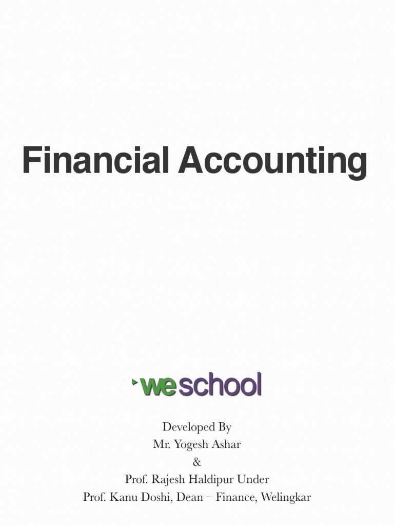 Introduction to Financial Accounting Guide | PDF | Debits And Credits ...