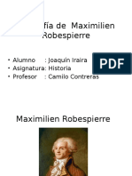 Biografia de Maximilien Robespierre
